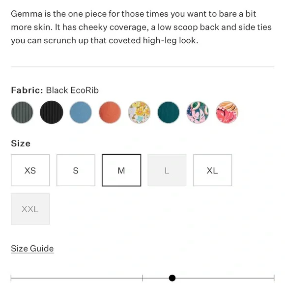 Vitamin A NWT Gemma One Piece Black Eco Rib One Piece Sexy Swimsuit XS - Picture 13 of 14